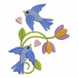 Sweet Birds 2 01 machine embroidery designs