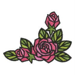 Stained Glass Roses 13 machine embroidery designs