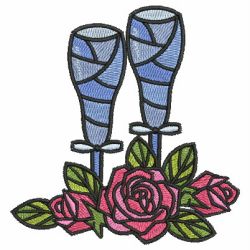 Stained Glass Roses 14 machine embroidery designs