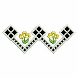 Cutwork Border Deco 01 machine embroidery designs