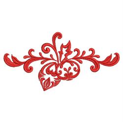 Damask Christmas Adornments 07(Lg) machine embroidery designs