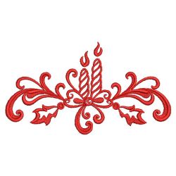 Damask Christmas Adornments 10(Lg) machine embroidery designs