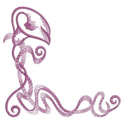 Rippled Art Nouveau Corners 06(Md) machine embroidery designs