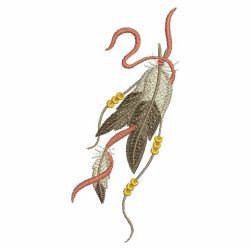 Indian Feathers 02 machine embroidery designs