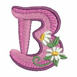 Daisy Alphabet 02 machine embroidery designs