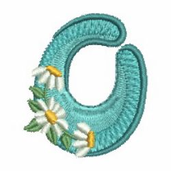 Daisy Alphabet 15 machine embroidery designs