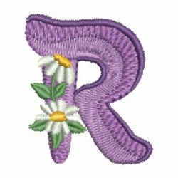 Daisy Alphabet 18 machine embroidery designs