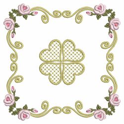 Pearly Rose Quilt 01(Sm) machine embroidery designs