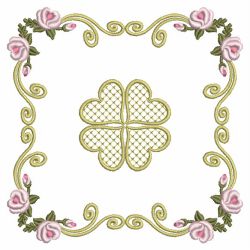 Pearly Rose Quilt(Md) machine embroidery designs