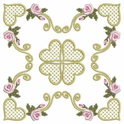 Pearly Rose Quilt 03(Lg) machine embroidery designs