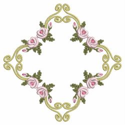 Pearly Rose Quilt 04(Lg) machine embroidery designs