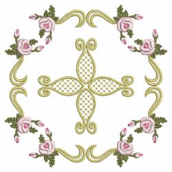 Pearly Rose Quilt 05(Lg) machine embroidery designs