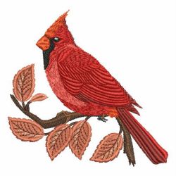 Autumn Cardinals 10 machine embroidery designs