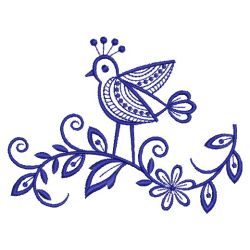 Bluework Birds 04(Lg) machine embroidery designs