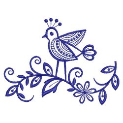 Bluework Birds 04(Sm) machine embroidery designs