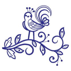 Bluework Birds 08(Md) machine embroidery designs