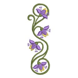 Art Nouveau Flower Borders 2 machine embroidery designs