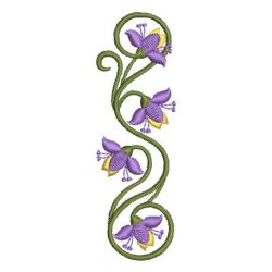 Art Nouveau Flower Borders 2 01 machine embroidery designs