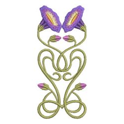 Art Nouveau Flower Borders 2 06