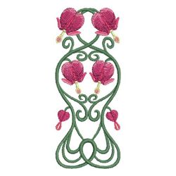 Art Nouveau Flower Borders 2 07