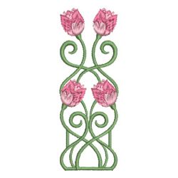 Art Nouveau Flower Borders 2 09 machine embroidery designs