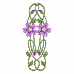 Art Nouveau Flower Borders 2 10 machine embroidery designs
