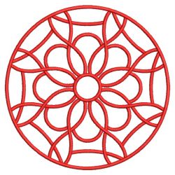 Redwork Circle(Md) machine embroidery designs