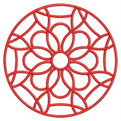 Redwork Circle(Lg) machine embroidery designs
