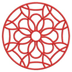 Redwork Circle 01(Sm) machine embroidery designs