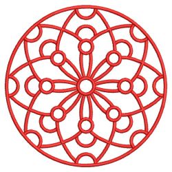 Redwork Circle 06(Lg) machine embroidery designs