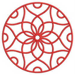 Redwork Circle 09(Lg)