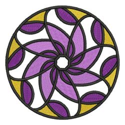 Colorful Circle 02 machine embroidery designs