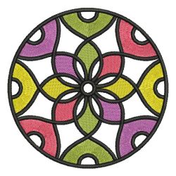 Colorful Circle 09 machine embroidery designs