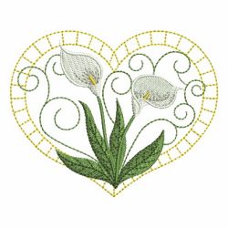 Calla Lilies 01 machine embroidery designs