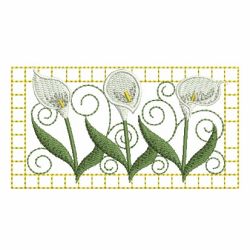 Calla Lilies 04 machine embroidery designs