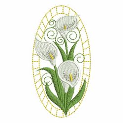 Calla Lilies 08 machine embroidery designs