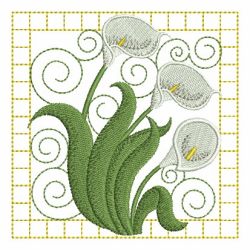 Calla Lilies 09 machine embroidery designs