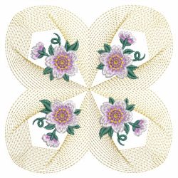 Rippled Floral Quilt 03(Md) machine embroidery designs