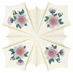 Rippled Floral Quilt 04(Sm) machine embroidery designs