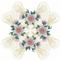 Rippled Floral Quilt 08(Sm) machine embroidery designs