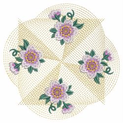 Rippled Floral Quilt 11(Sm) machine embroidery designs