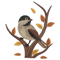 Black Capped Chickadee 01 machine embroidery designs