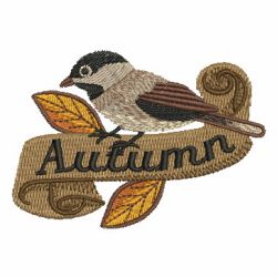 Black Capped Chickadee 09 machine embroidery designs