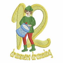 12 Days Of Christmas 2 12 machine embroidery designs