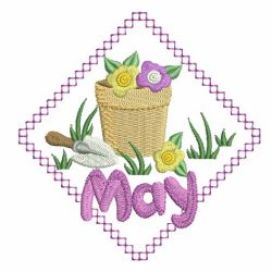 12 Months of the Year 05 machine embroidery designs