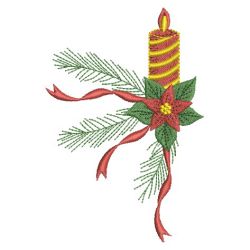 Christmas Candles 08(Lg) machine embroidery designs