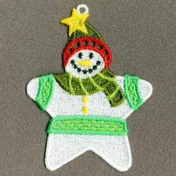 FSL Snowman Star 01 machine embroidery designs