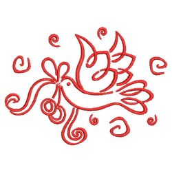 Redwork Doves 09(Lg) machine embroidery designs