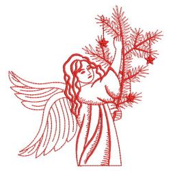 Redwork Angels 10(Lg) machine embroidery designs