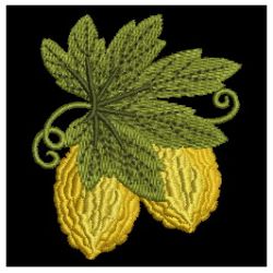 Vegetables machine embroidery designs